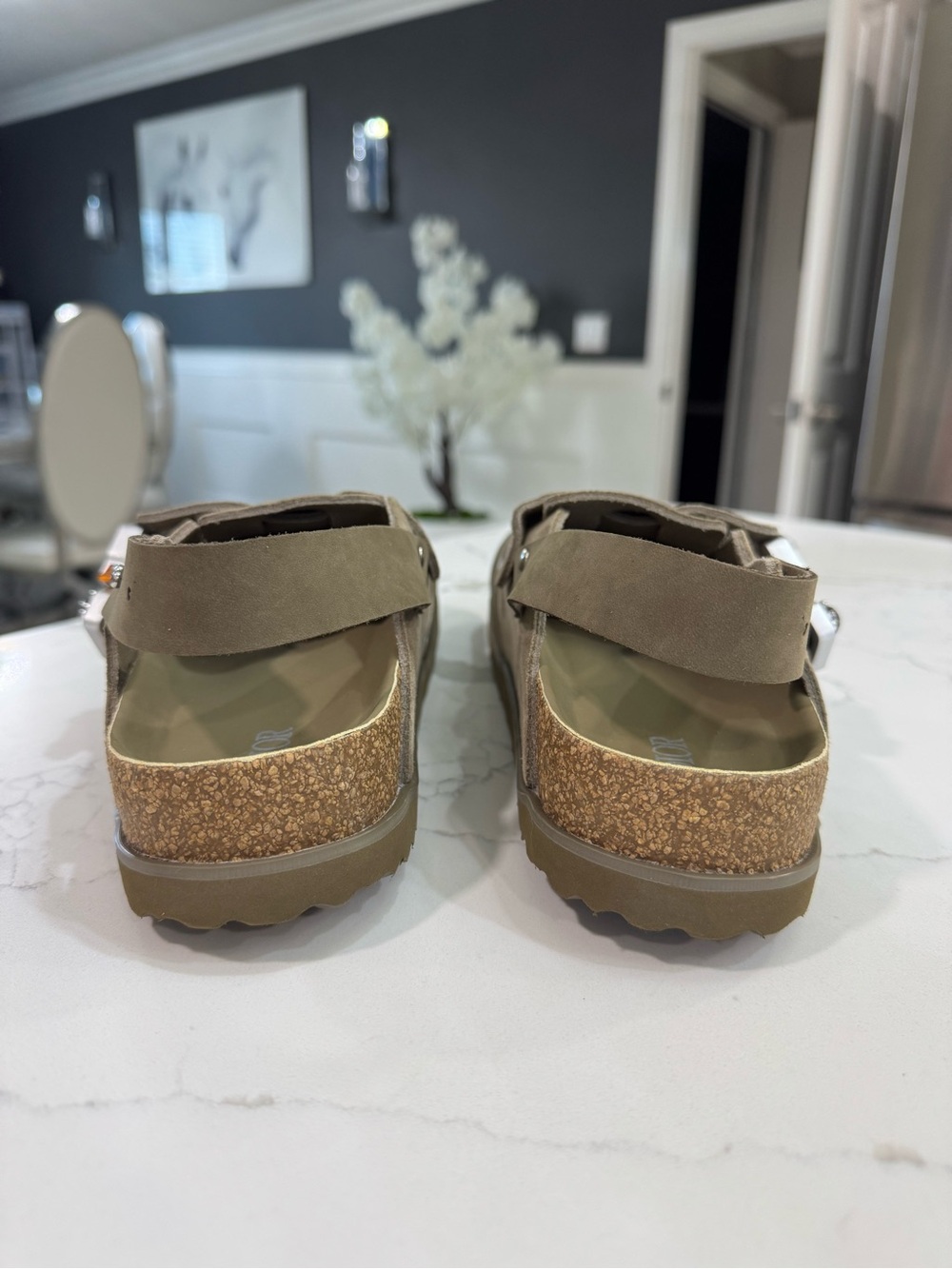 DIOR Birkenstock Tokio Mule Suede
Leather Sandals Dior - Picture 6 of 8